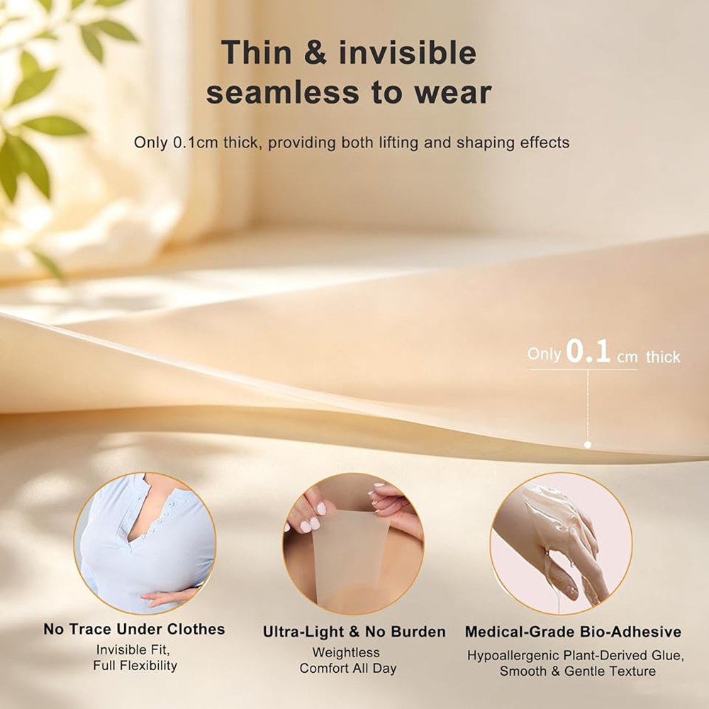 6Pcs Precut Silicone Boob Tape - Push Up Bra Silicone review and price