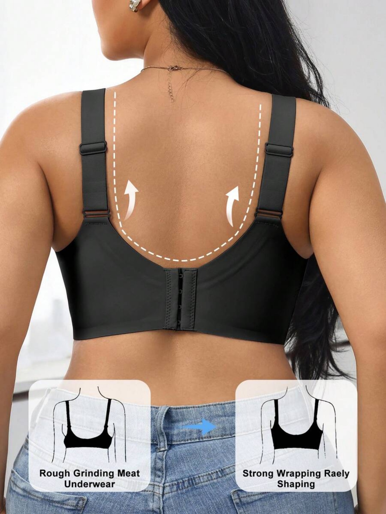 Women's High Support Sports Br - Push Up Bra Silicone review and price
