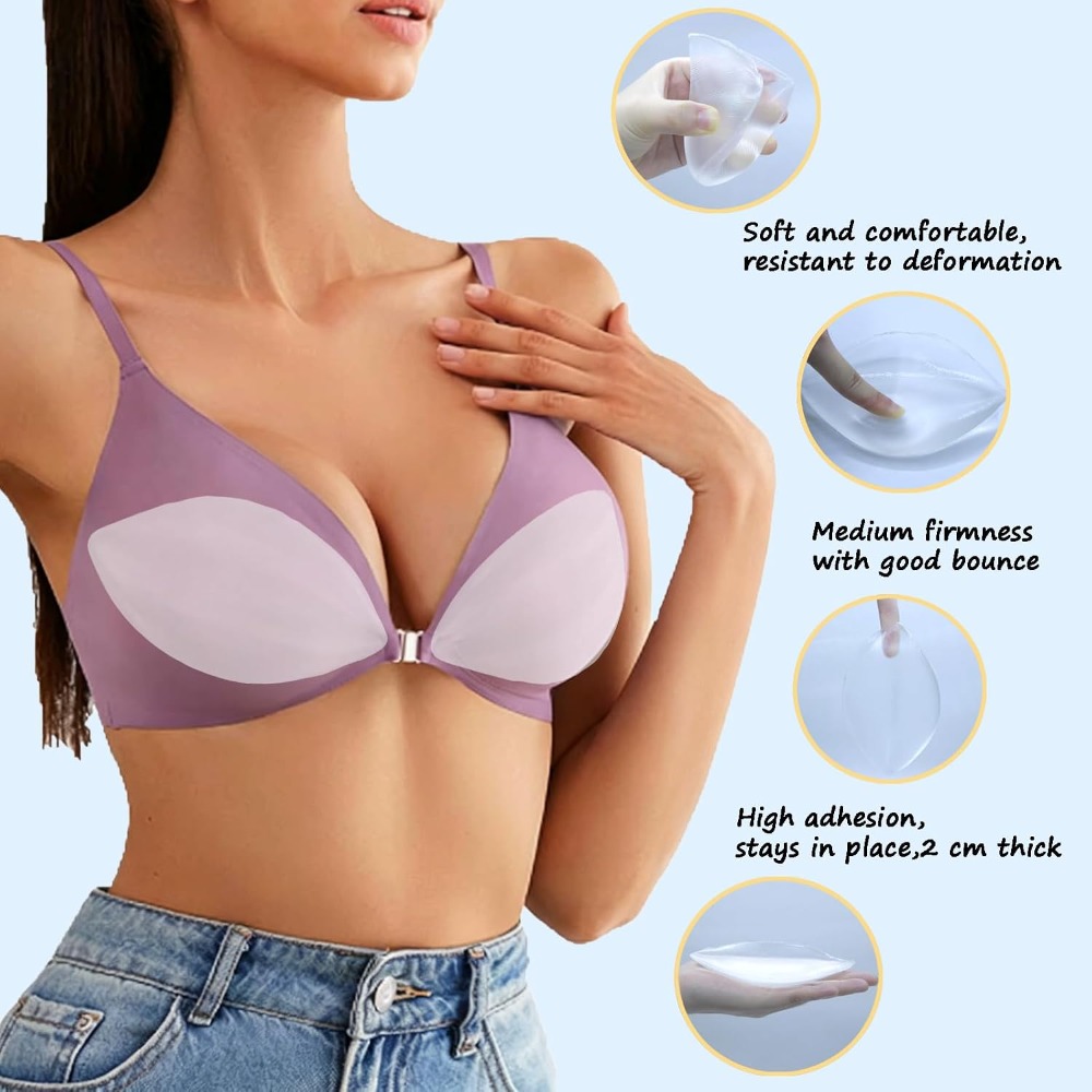 Adhesive Silicone Bra Inserts  - Push Up Bra Silicone review and price