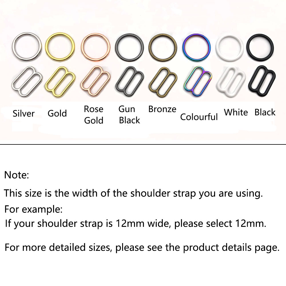 10Sets Bra Rings And Sliders S - Nursing Bra Clip review and price