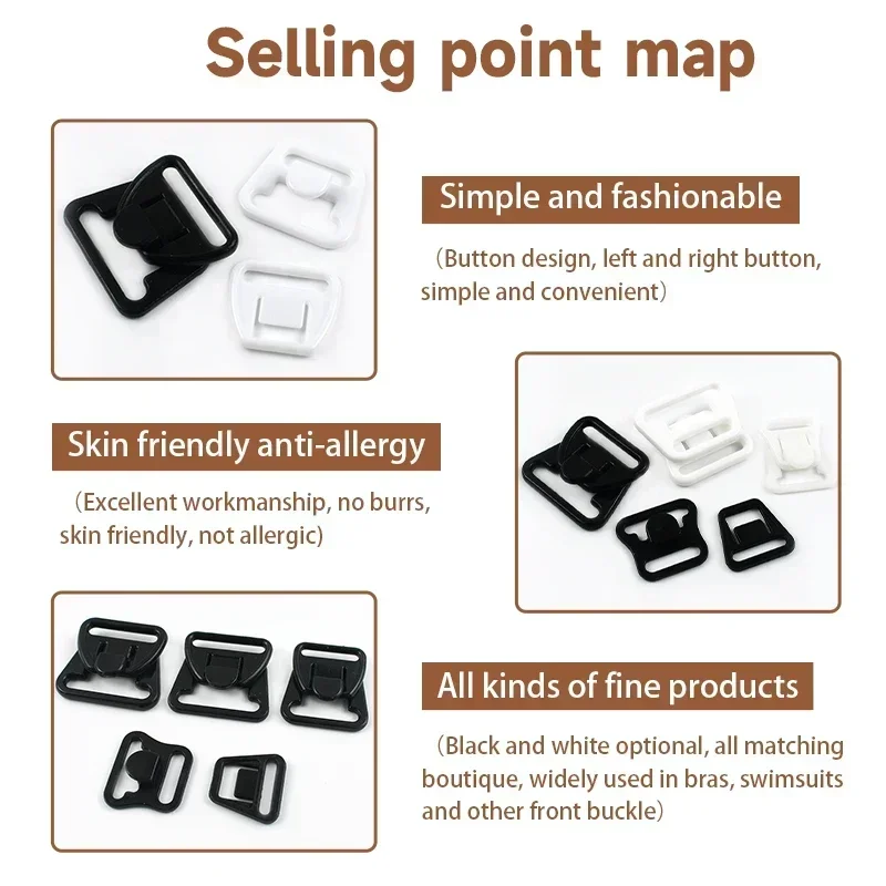100Sets 12-20mm Sewing Plastic - Nursing Bra Clip review and price
